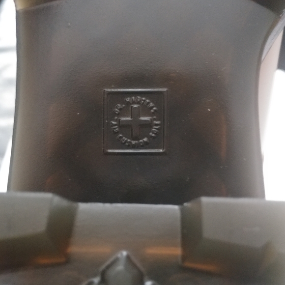 Dr. Martens "Leona" Leather Heeled Boots - Picture 8 of 13